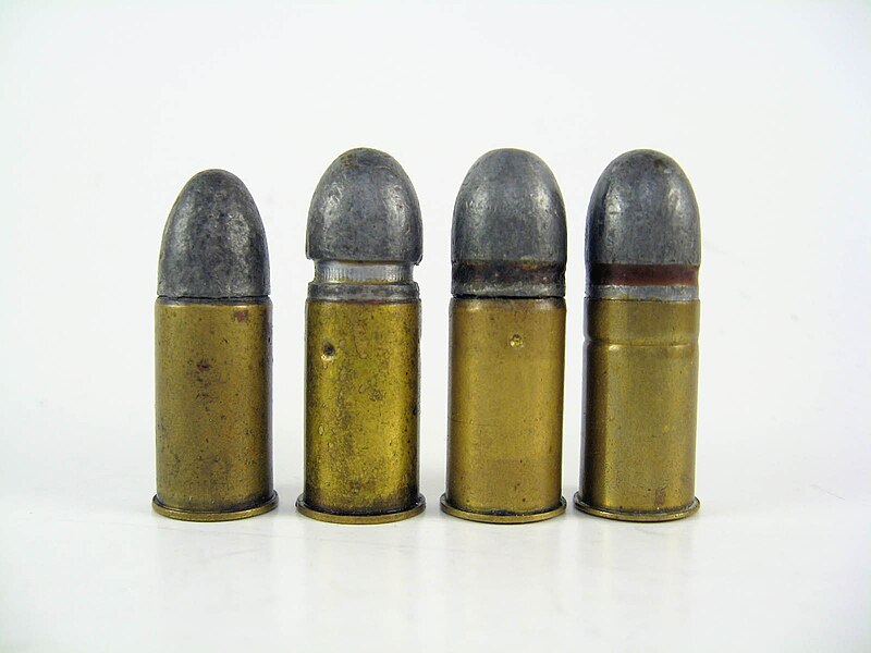 File:.455 Enfield MkII and .476 Enfield MkIII Revolver Cartridges.jpg