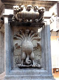 0471 - Palerme - Scipione Li Volsi - Monument à Charles V (1630) - Photo Giovanni Dall'Orto, 28-Sept-2006.jpg