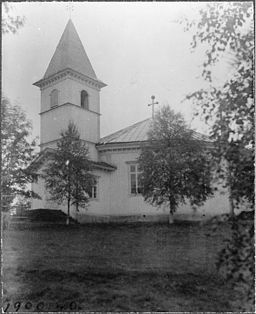 Kalvträsks kyrka 1928