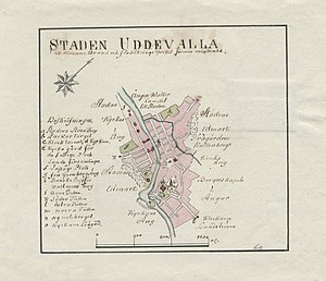 300px 18th century map of uddevalla%2c sweden