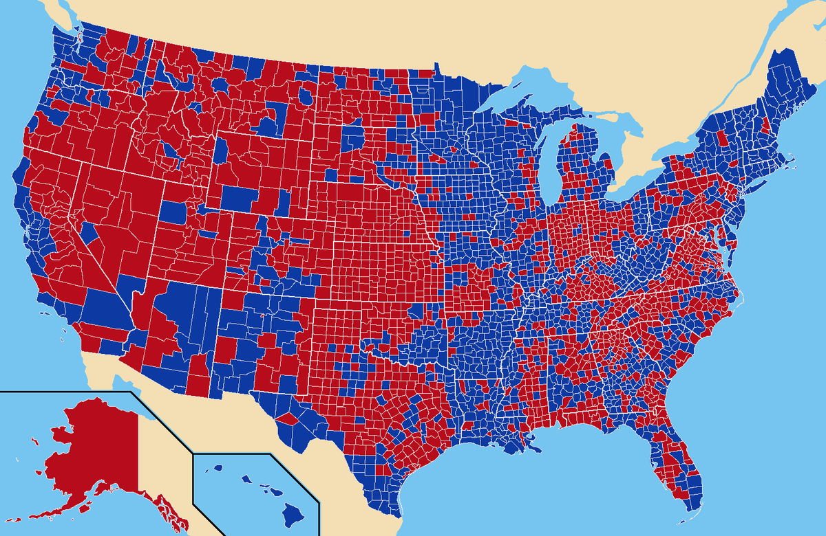 Округ штатов сша. Штаты США В 1996. Графства США. Красные и синие штаты США. Выборы США 1980.