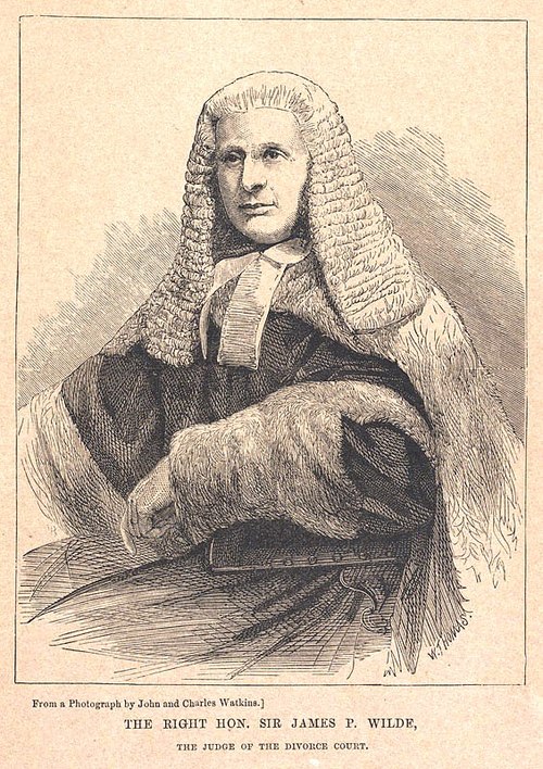 Lord Penzance, judge in the Mordaunt divorce case