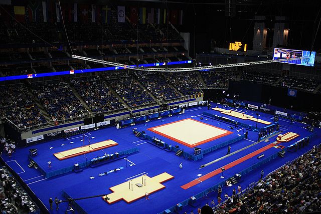 The O2 Arena during the Championships.