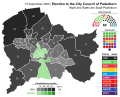 Results of the 2020 Paderborn city council election.