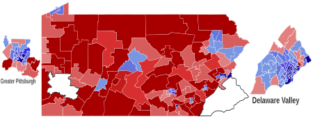 2022 Pennsylvania House of Representatives Vote Share map.svg