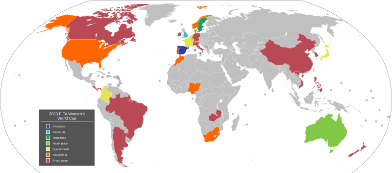 File:2023 FIFA Women's World Cup map.svg