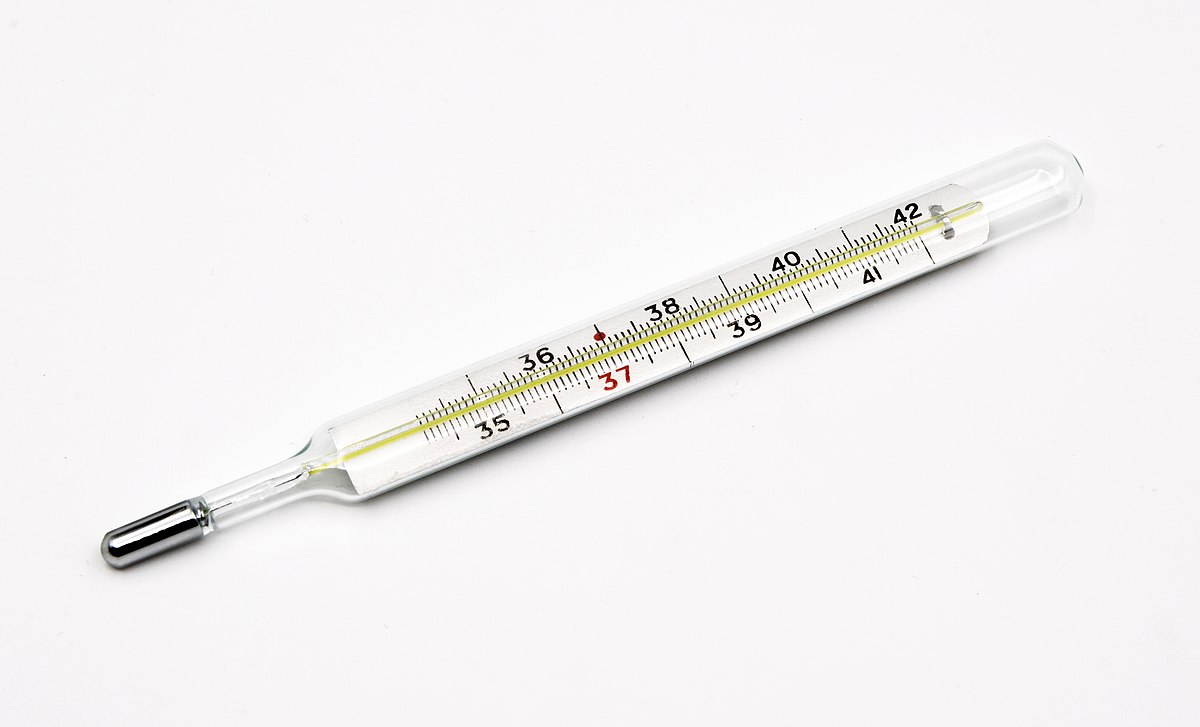 Laboratoire de niveau médical classique thermomètre à mercure
