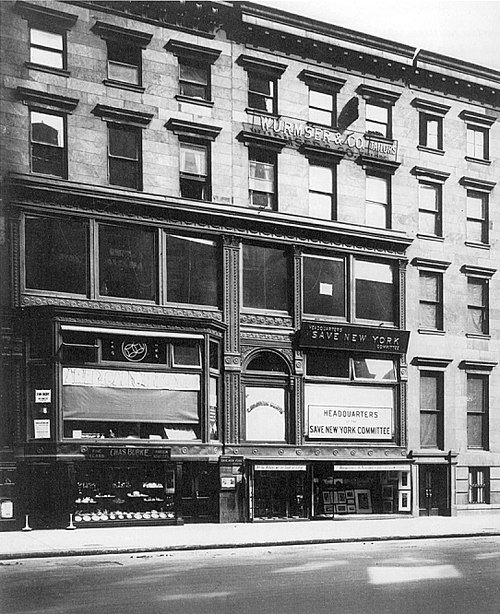 291 Fifth Avenue (right), 293 Fifth Avenue (left), before 1913