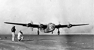 B-24 Liberator of the 376th Bomb Group taking off from a Libyan base, 1943 376bg-b24-libya-1943.jpg