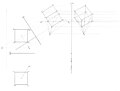 step three to a 3-point perspective drawing of a cube