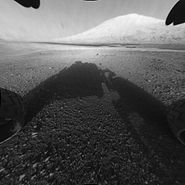 Curiosity landed on August 6, 2012,[38] about 10 km from the base of Mount Sharp).[54]