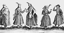 Ladies' clothing in the 1600s 74 Chardin Safavid Persia women customs.jpg