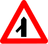 A12.2: Dangerous side road with a non-priority road