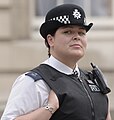 * Nomination Guard. Buckingham Palace, London --Ввласенко 08:50, 23 September 2018 (UTC) * Decline Police officer, not guard. Charlesjsharp 09:17, 23 September 2018 (UTC)  Comment I have nothing against changing the name, for example, "A police officer at the Buckingham Palace gate. London, UK", but I cannot do it. Could you help me, please? -- Ввласенко 10:06, 23 September 2018 (UTC) @Ввласенко:  Done --Basotxerri 13:49, 23 September 2018 (UTC) @Basotxerri: Thank you very much! -- Ввласенко 15:29, 23 September 2018 (UTC)  Oppose Unsharp, there should be much more detail in a daylight portrait. --Trougnouf 22:05, 27 September 2018 (UTC)