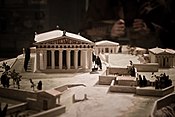 Schaalmodel van de Akropolis van Athene