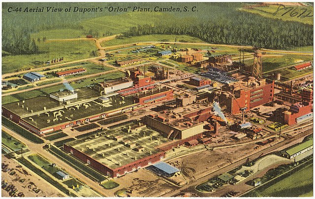 DuPont's Orlon plant in Camden, South Carolina, c. 1950s