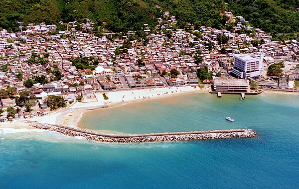 Aerial View of Downtown Aguadilla