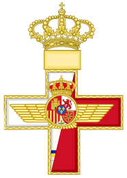 Crucile și crucile mari pentru meritul aerian (Spania) - Template.svg