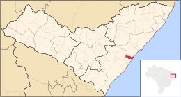 Barra de São Miguel – Mappa