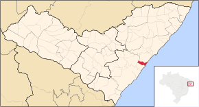Kart over Barra de São Miguel