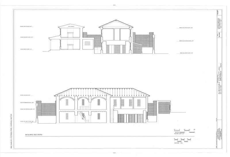 File:Albemarle County Jail, 409 East High Street, Charlottesville, Charlottesville, VA HABS VA,2-CHAR,26-; (sheet 6 of 11).tif