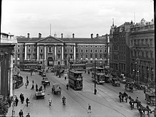 Early 20th Century modes of road transport in Dublin, 1929 All of early 20th century transport is here... (12202409055).jpg