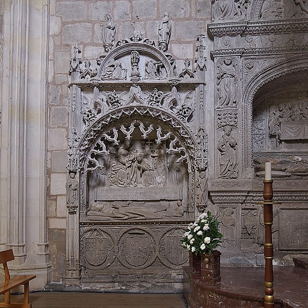 File:Alonso de Ortega (Convento de Santa Dorotea, Burgos). Sepulcro.jpg
