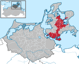 Amt Bergen auf Rügen - Carte