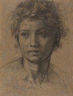 Andrea del Sarto, Capul Sfântului Ioan Botezătorul, c. 1523, NGA 73856.jpg