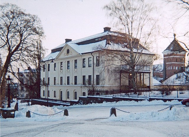 The Archbishop's Palace in Uppsala was designed in the 18th century by the architect Carl Hårleman, but built on older foundations.