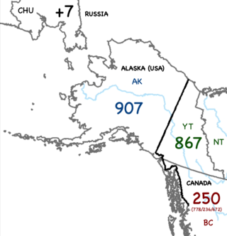 <span class="mw-page-title-main">Area code 907</span> Area code that serves Alaska, USA