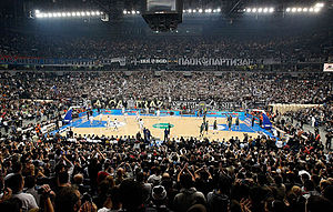 KK Partizan Belgrad gegen Panathinaikos Athen in der ULEB Euroleague 2008/09