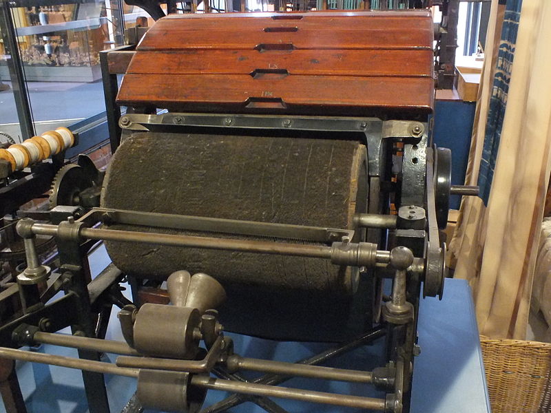 File:Arkwright's Carding Machine 1775 MOSI 6396.JPG