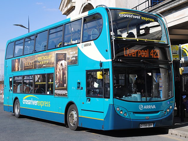 Arriva North West Enviro400 in Liverpool in March 2013