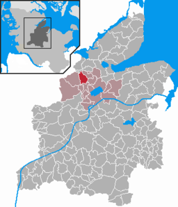 Läget för kommunen Ascheffel i Kreis Rendsburg-Eckernförde