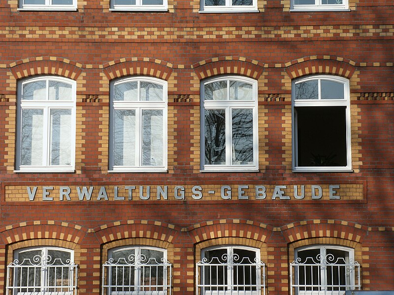 File:Augsburg Proviantbachstraße 1 Verwaltungsgebäude Schriftzug.JPG