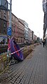 Čeština: Celková rekonstrukce Bělehradské ulice v Praze. Česká republika.
