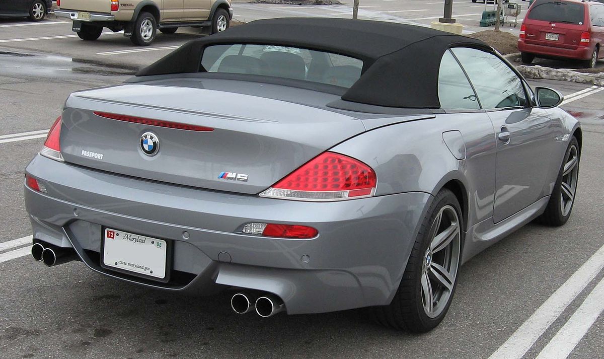 File:BMW-M6-E64-rear.jpg - Wikimedia Commons