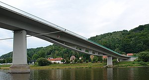 Elbe bridge Bad Schandau