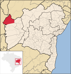 Formosa do Rio Preto – Mappa