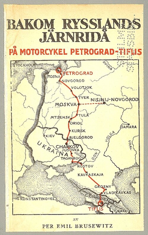 Swedish book "Behind Russia's iron curtain" from 1923