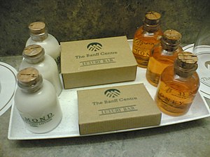 Banff Centre lotion and shampoo.jpg