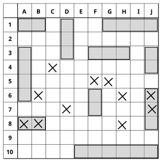 Battleship (game) Strategy type guessing game for two players