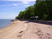 The beach at East Cowes
