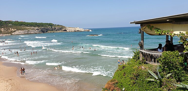 A beach in Şile, İstanbul, Türkiye