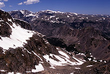 Vue des monts Beartooth.