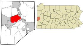 Locatie van Brighton Township
