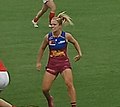 Belle Dawes playing for Brisbane in the AFLW Season 7 Grand Final.jpg