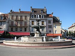 Place des Terreaux i Belley