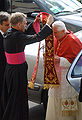 Георг Генсвайн с Папой Бенедиктом XVI